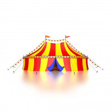 Circus tent illustration
