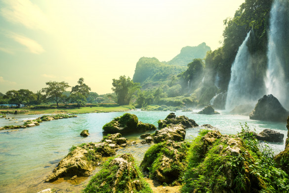 Waterfall in Vietnam