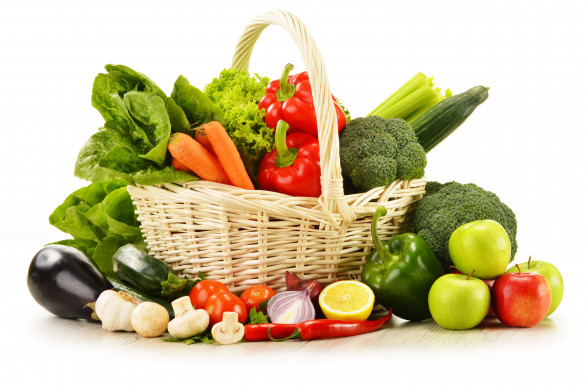 Basket of vegetables