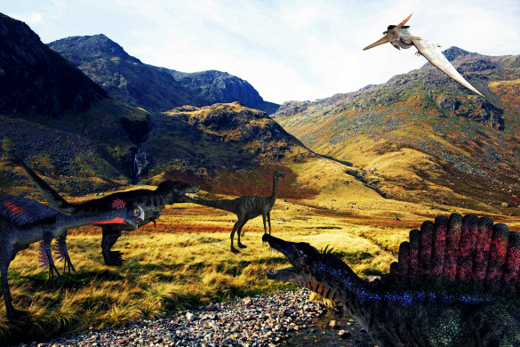 Prehistoric Scene