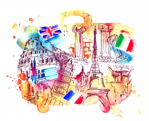 Attraction countries of the world
