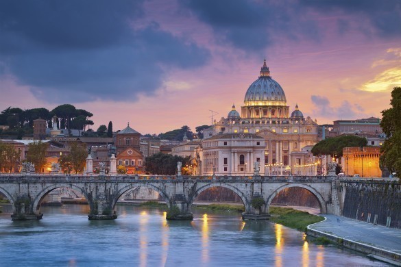 Rome at dusk