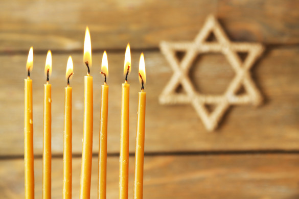 Hanukkah candle