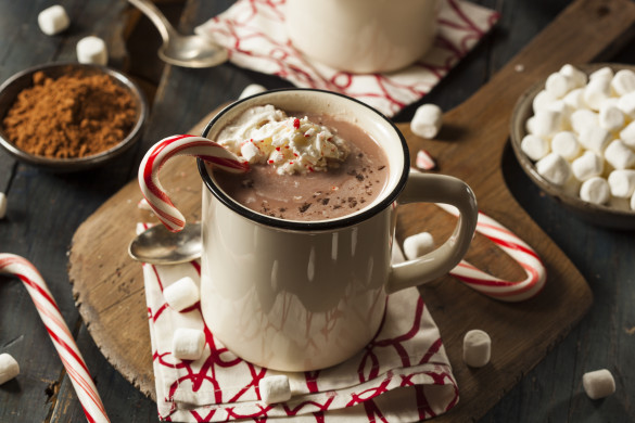 Homemade Peppermint Hot Chocolate