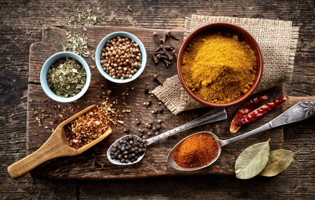 various spices