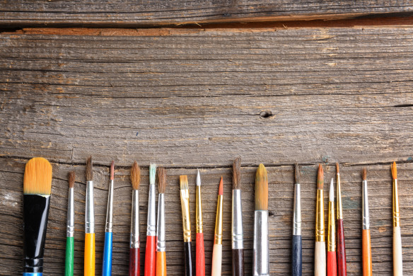 Artistic Paint brushes