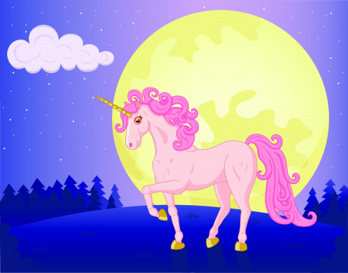 Moon and Unicorn