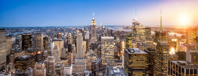 Manhattan New York Skyline Panorama