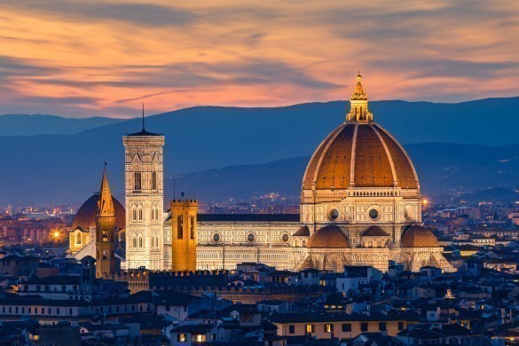 Twilight at Duomo Florence