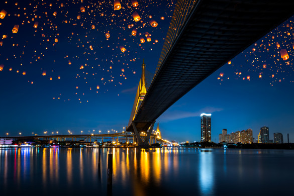Floating lanterns