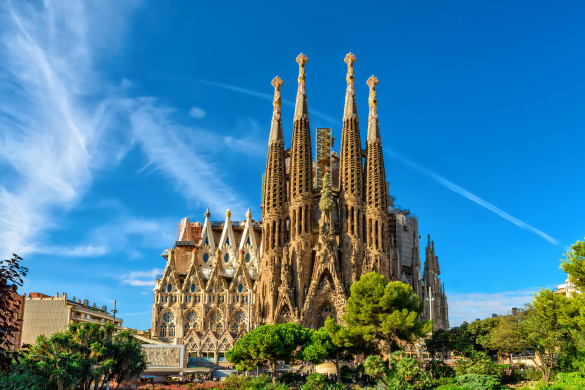 Sagrada Familia cathedral in Barcelona