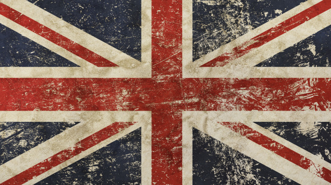 Vintage Faded British Flag