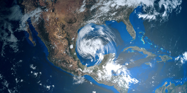 Hurricane approaching Texas
