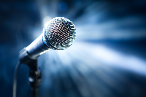 Microphone on stage I