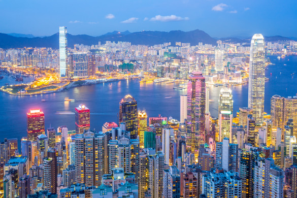 Hong Kong Skyline at Dusk
