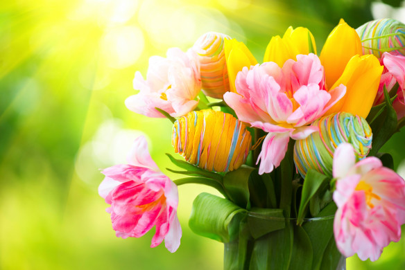 Easter holiday flowers