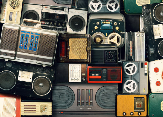 Collage of music