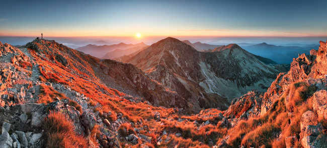 Carpathian mountains in autumn