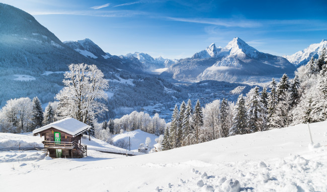Winter wonderland in the Alps