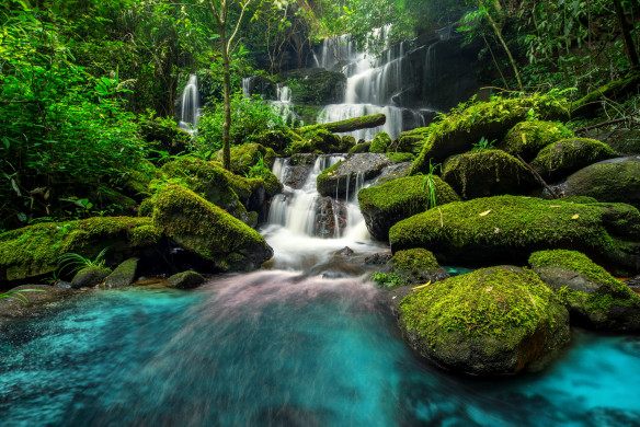 Magic waterfall