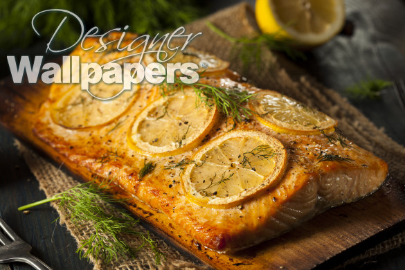 Homemade Grilled Salmon on a Cedar Plank