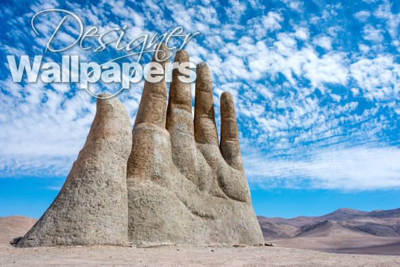 Hand Sculpture, the symbol of Atacama Desert