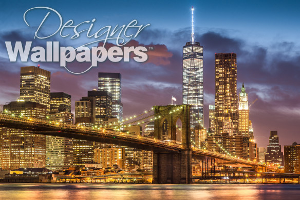 Brooklyn Bridge at twilight time in New York