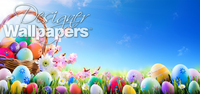 Easter Eggs In Basket