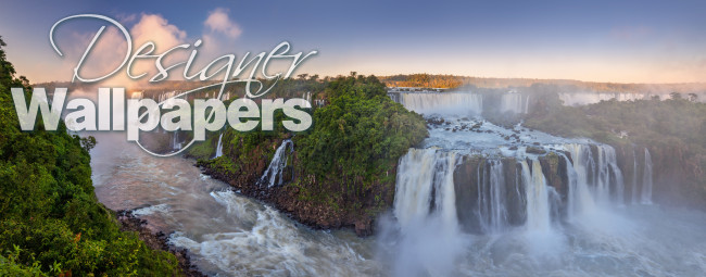 Panoramic of Iguacu Falls