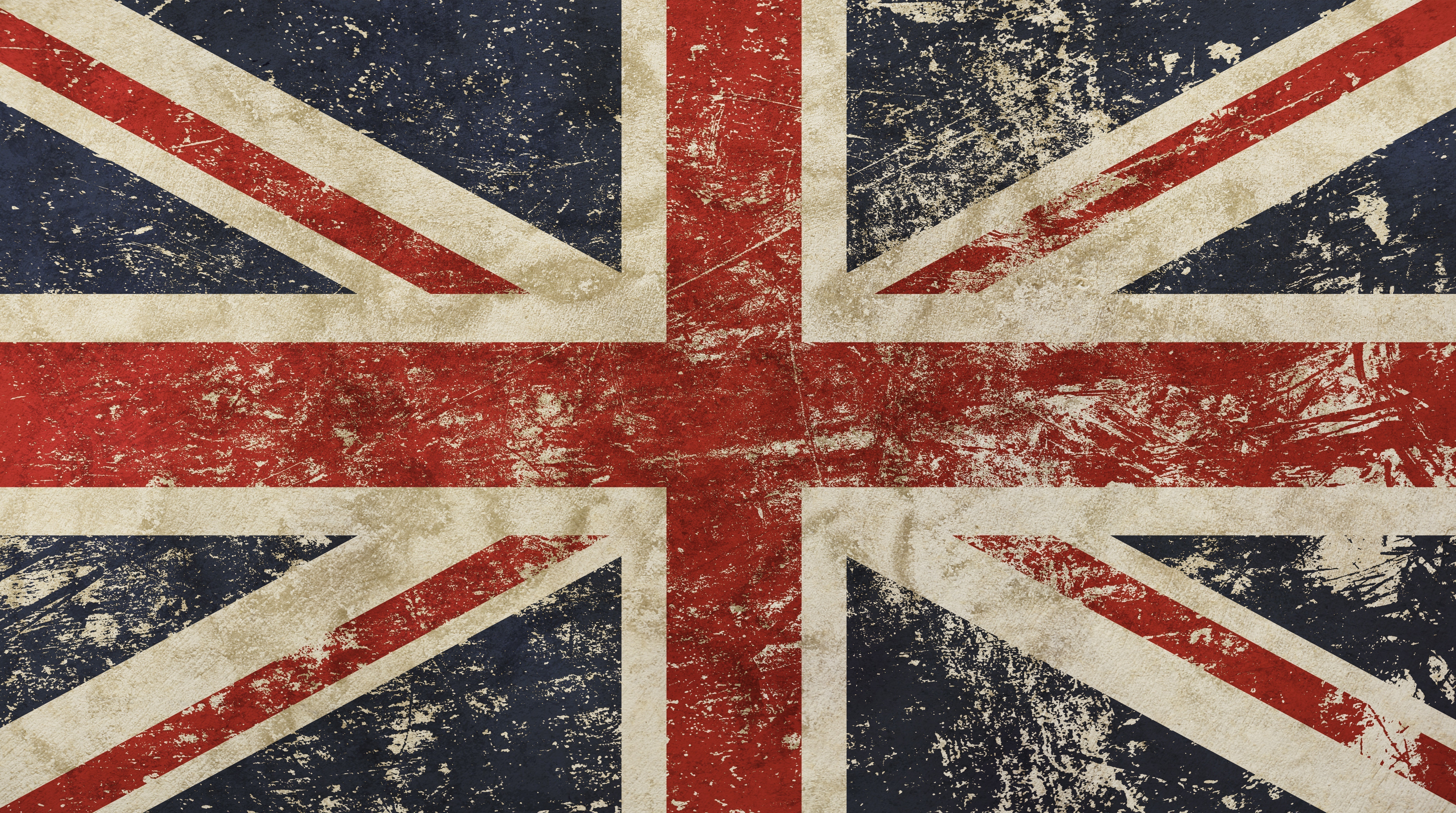 Vintage Faded British Flag - Categories - Wall Murals | Wonder Wall