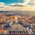 Saint Peter's Square in Vatican 