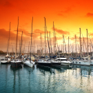 Boats at Barceloneta