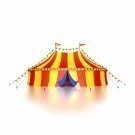Circus tent illustration