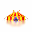 Circus tent illustration