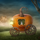 Pumpkin carriage