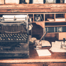 Old Desk Vintage Typewriter