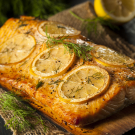 Homemade Grilled Salmon on a Cedar Plank