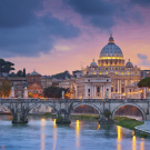 Rome at dusk