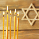 Hanukkah candle