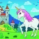 Fairy tale unicorn