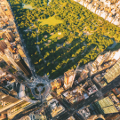  Aerial view of Central Park 