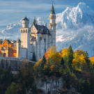 Famous Neuschwanstein Castle in Germany