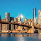 New York City at early morning light