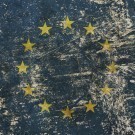Vintage faded European Union 