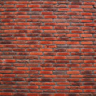 Old red brick wall.