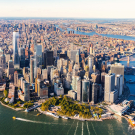 Aerial view of lower Manhattan 