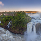 Panoramic of Iguacu Falls
