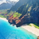 Na Pali Coast in Hawaii