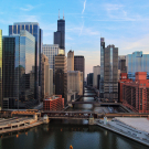 Chicago River from above