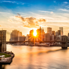 Sunset over Lower Manhattan